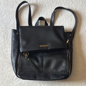 FRYE AND CO. Black vegan Leather Backpack